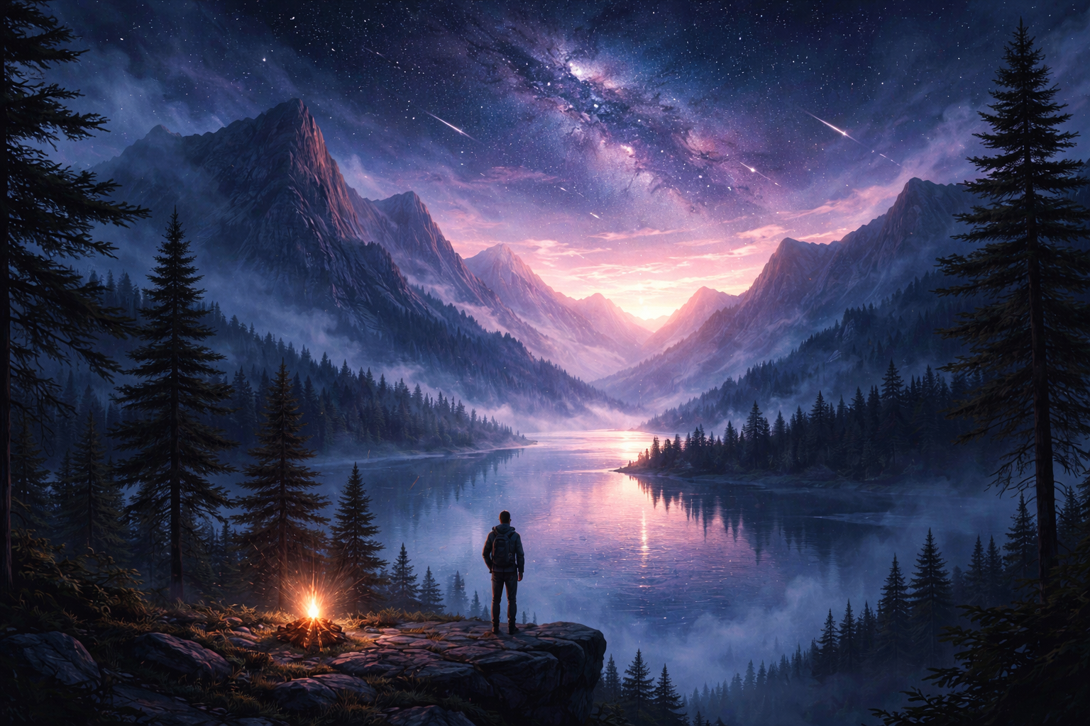 Atmospheric concert with blue lights and smoke - Post-Rock Presets Collection