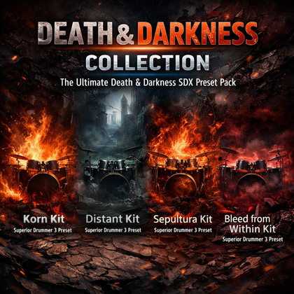 Death & Darkness Collection: Superior Drummer 3 Presets for Death & Darkness SDX | 4 Album-Ready Presets