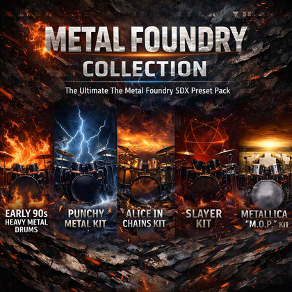 Metal Foundry Collection: Superior Drummer 3 Presets for The Metal Foundry SDX | 11 Album-Ready Presets