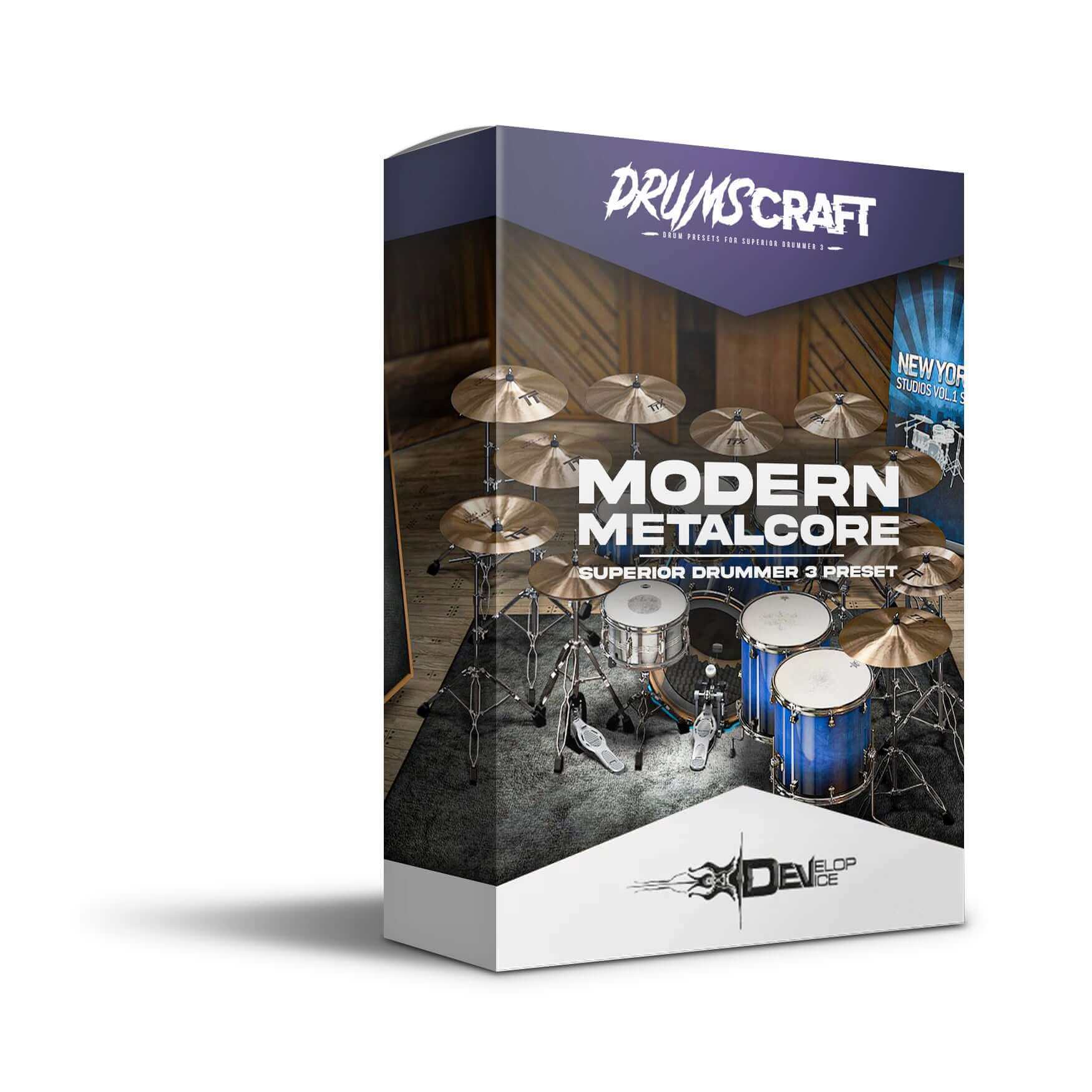 Modern Metalcore Drum Sound - Superior Drummer 3 Preset - Album-Ready Mix
