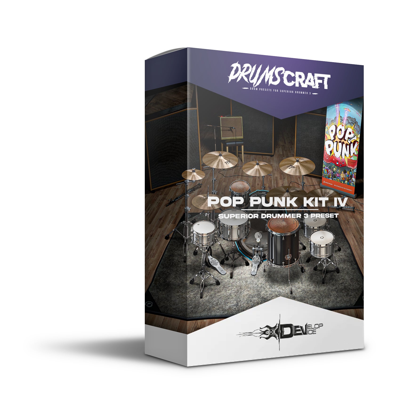 Pop Punk Kit IV: Superior Drummer 3 Preset - Superior Drummer 3 Preset - Professional Drum Sound