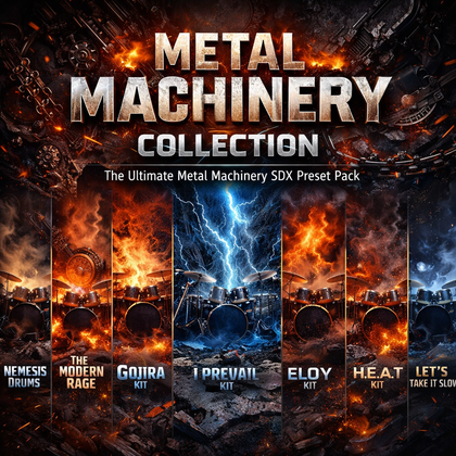 Metal Machinery Collection: Superior Drummer 3 Presets for Metal Machinery SDX | 11 Album-Ready Presets