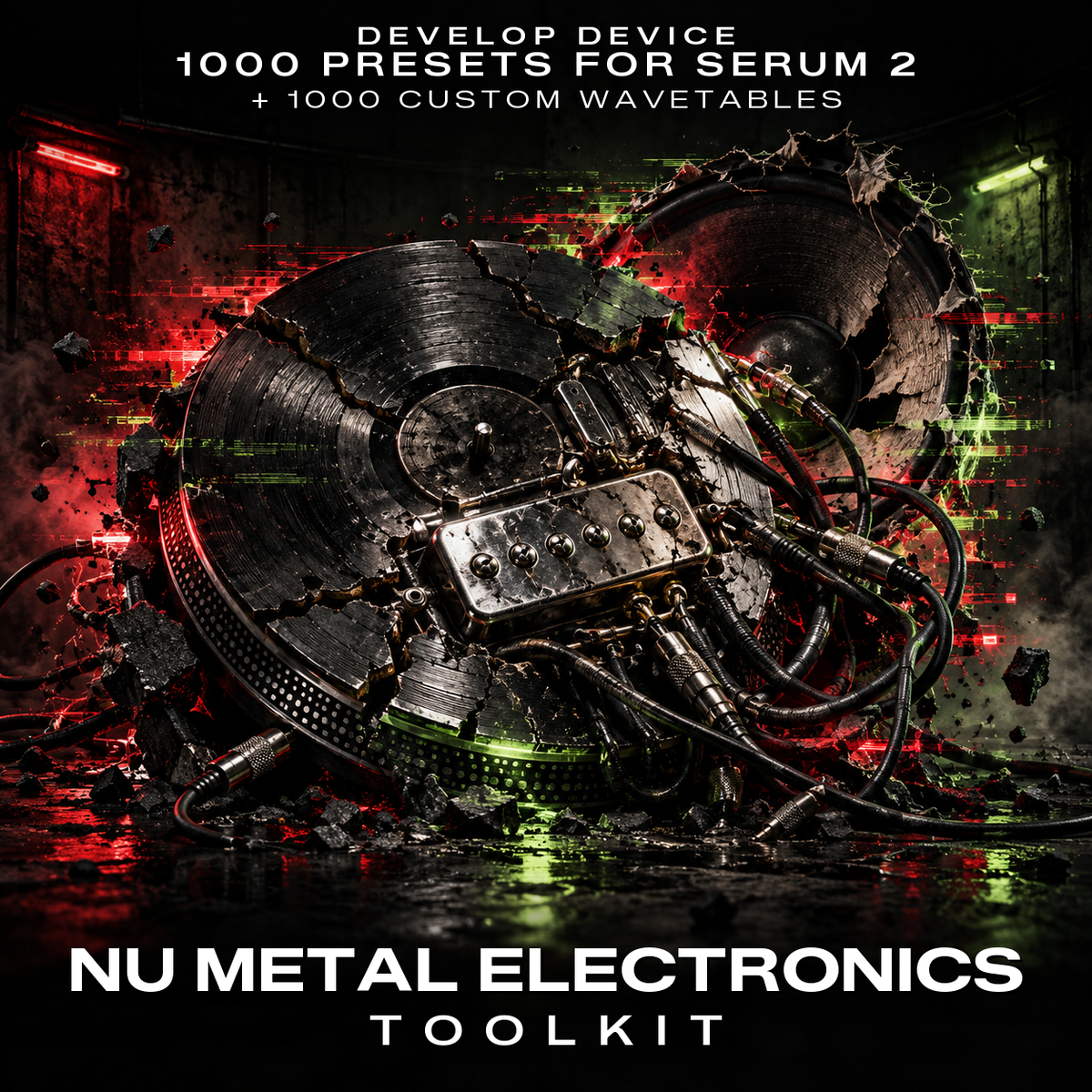 Nu Metal Electronics Toolkit: 1000 Serum 2 Presets & 1000 Wavetables product cover