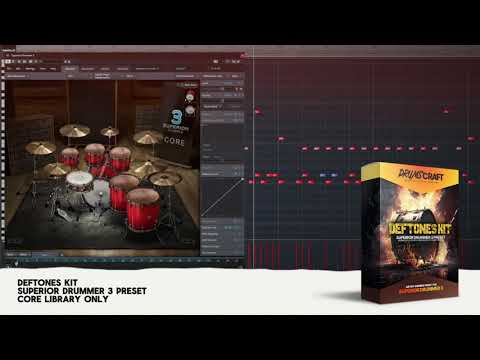 Deftones Kit: Superior Drummer 3 Preset - Sound Demo Video
