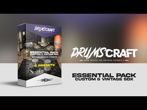 6 Essential Vintage Drum Presets for Custom & Vintage SDX - Sound Demo Video