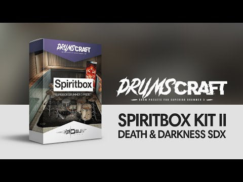 Superior Drummer 3 Preset Bundle for Death & Darkness SDX - 25 Presets