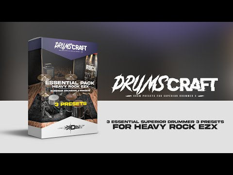 3 Essential Presets for Heavy Rock EZX - Sound Demo Video