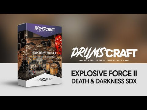 Superior Drummer 3 Preset Bundle for Death & Darkness SDX - 25 Presets