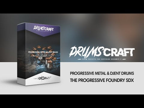 Superior Drummer 3 Preset Bundle for The Progressive Foundry SDX - 18 Presets - Sound Demo Video