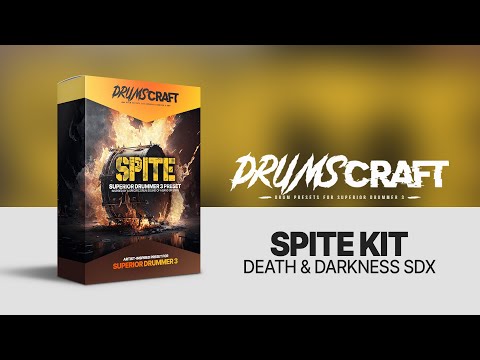 Superior Drummer 3 Preset Bundle for Death & Darkness SDX - 25 Presets