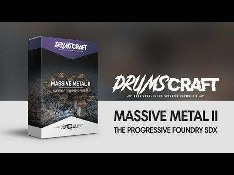 Superior Drummer 3 Preset Bundle for The Progressive Foundry SDX - 18 Presets - Sound Demo Video