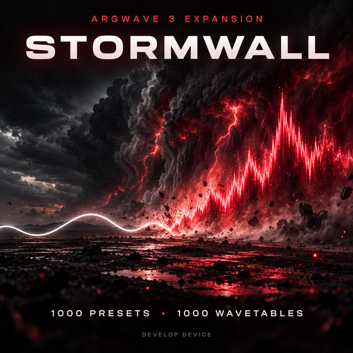 Stormwall, an ArgWave 3 expansion with 1000 cinematic trailer presets and 1000 wavetables