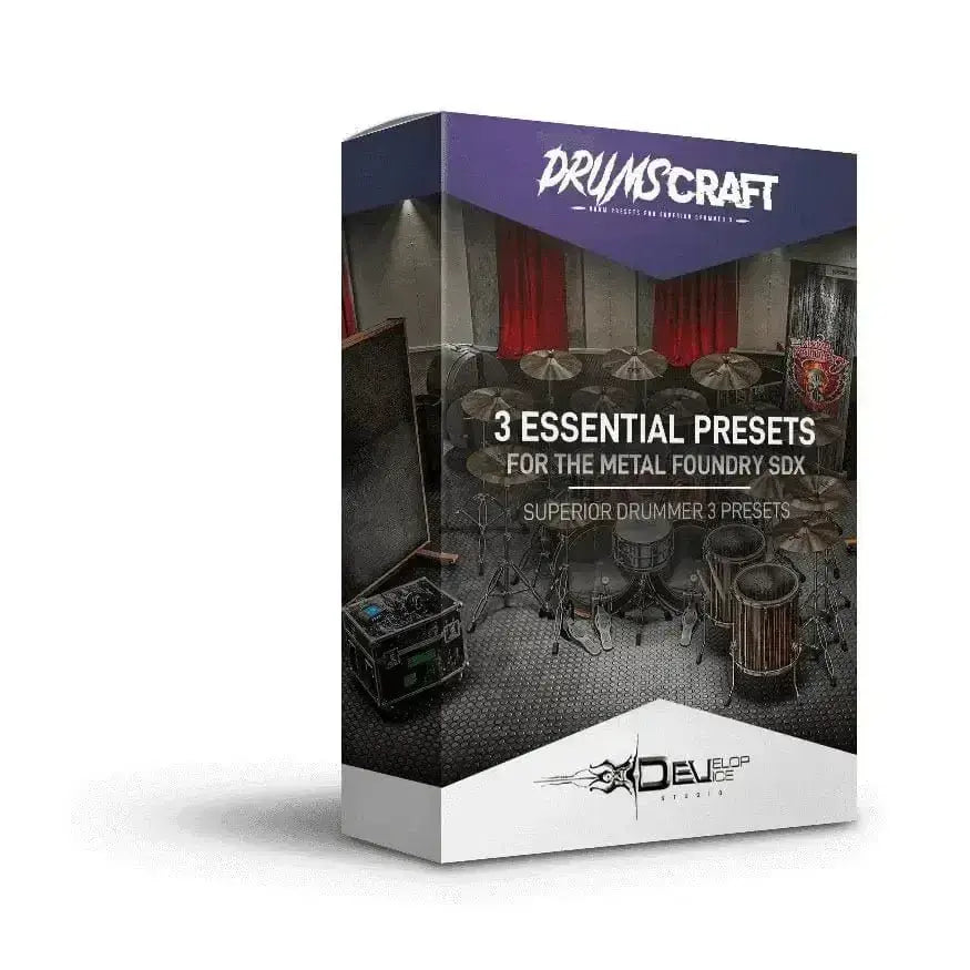 3 Essential Presets for The Metal Foundry SDX - Superior Drummer 3 Preset - Professional Drum Sound