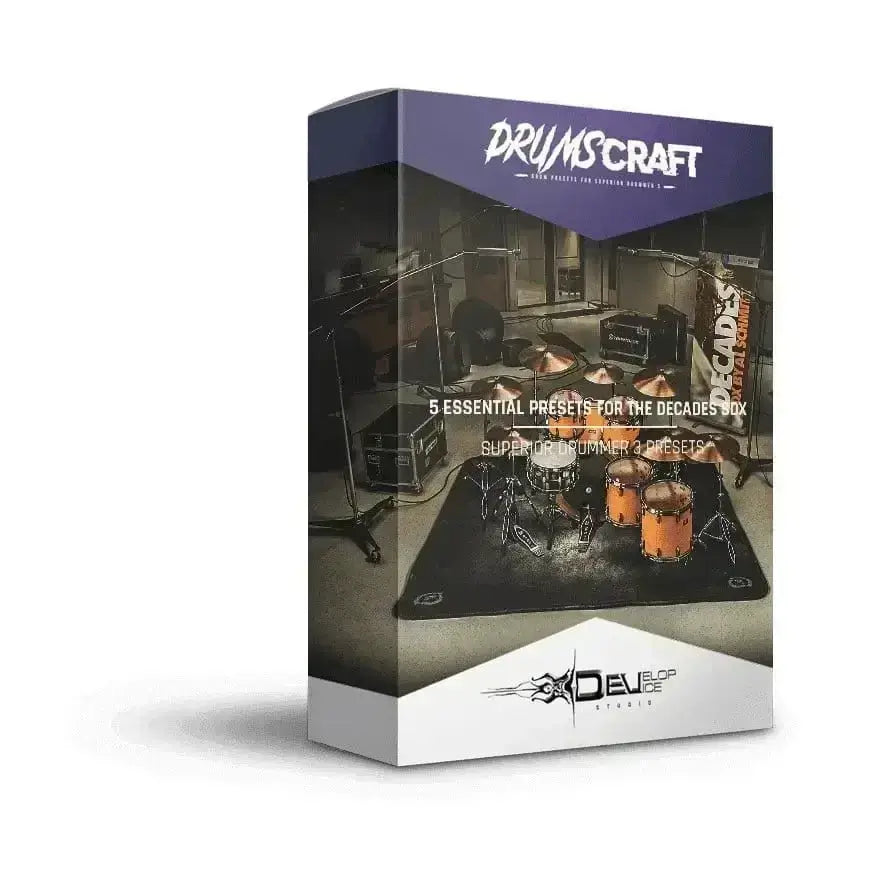 5 Essential Presets for The Decades SDX - Superior Drummer 3 Preset - Professional Drum Sound