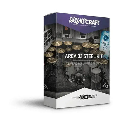 Area 33 Steel Kit: Superior Drummer 3 Preset