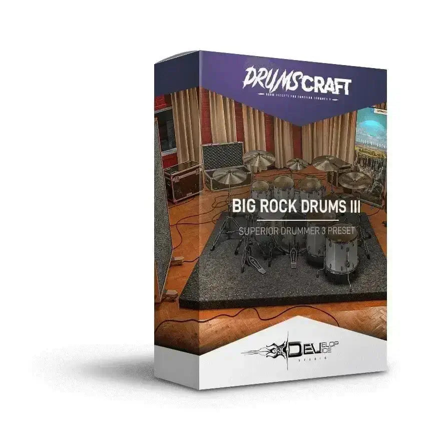 Big Rock Drums III: Superior Drummer 3 Preset