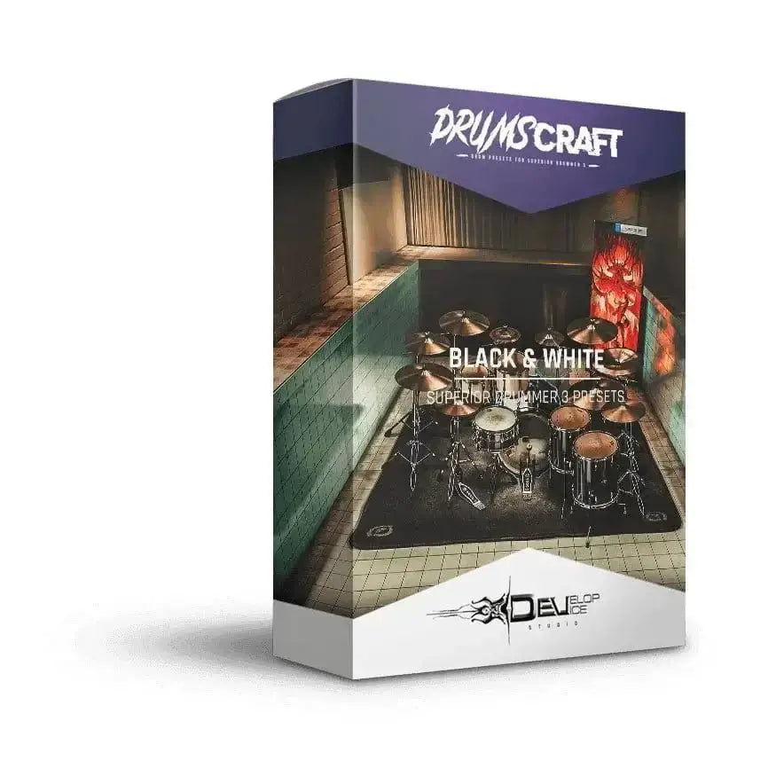 Black & White - Superior Drummer 3 Preset - Professional Drum Sound