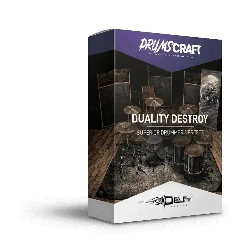 Duality Destroy: Superior Drummer 3 Preset