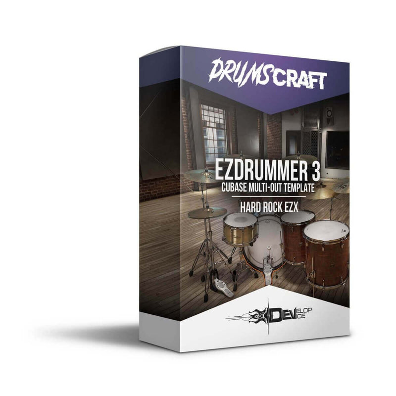 EZDrummer 3 | Cubase Multi-Out Template | Hard Rock EZX