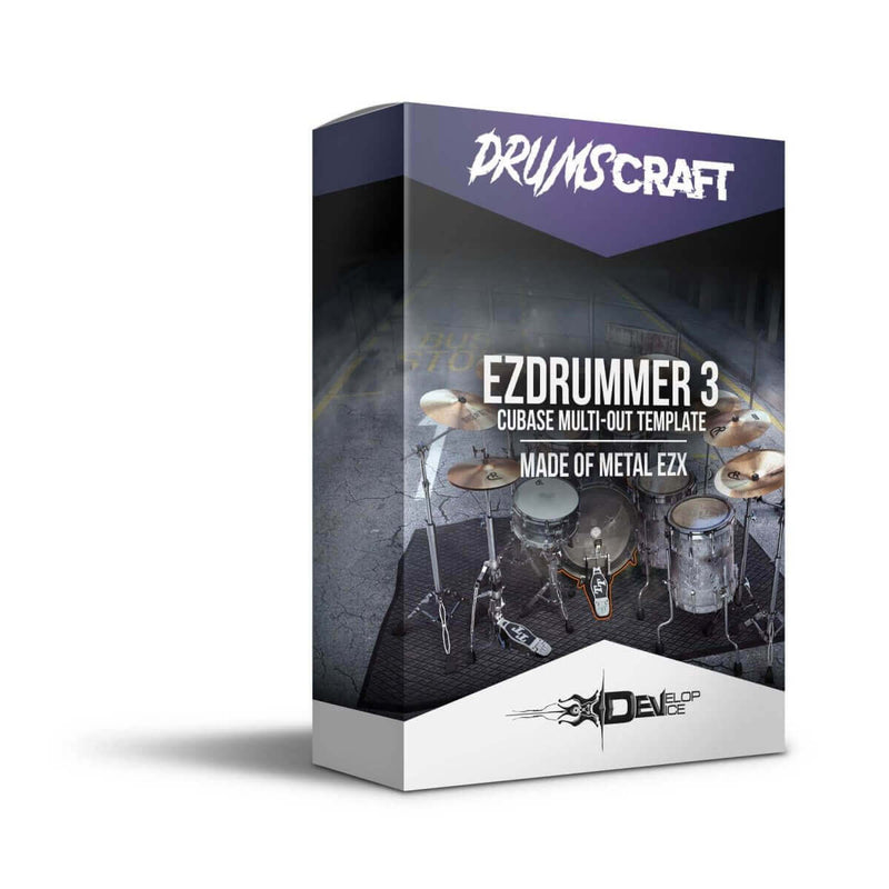 EZDrummer 3 | Cubase Multi-Out Template | Made of Metal EZX