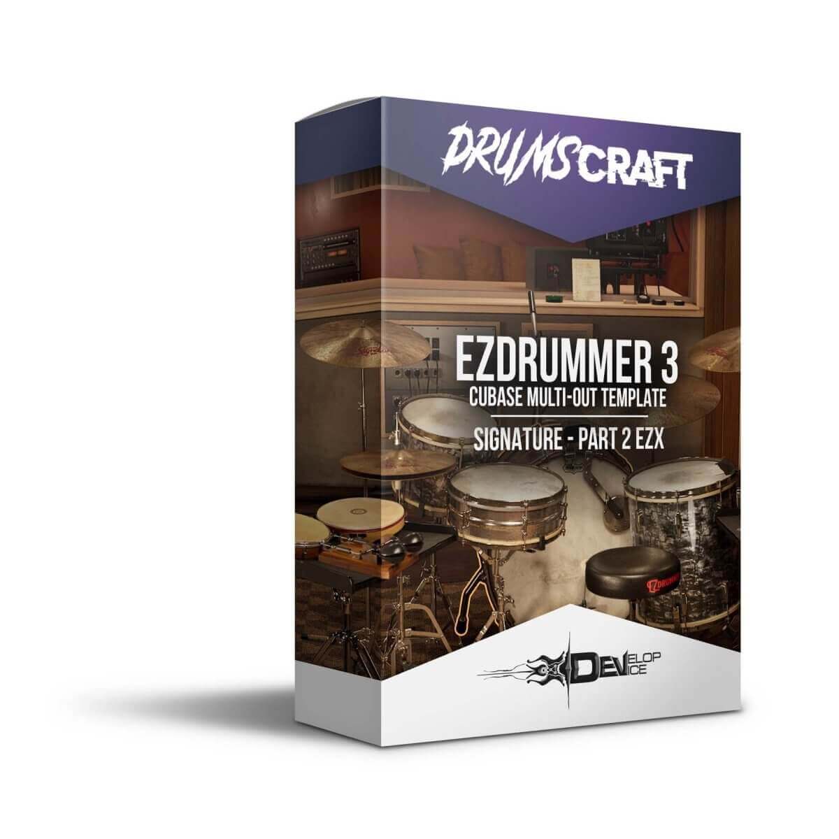 EZdrummer 3 Cubase Multi-Out Template - Drum Routing Setup