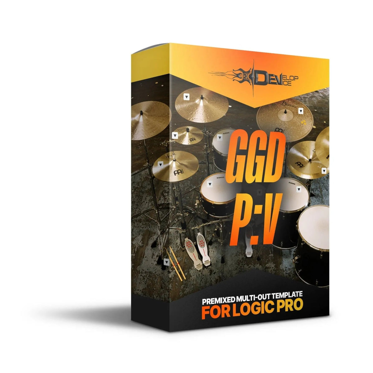 GGD P5 Template for Logic Pro - GetGood Drums Templates by Develop Device