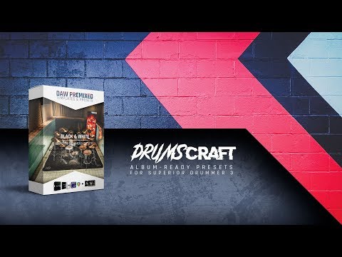 Black & White - 2 Presets for Superior Drummer 3 - Sound Demo Video