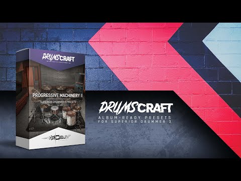 Progressive Machinery II - 2 Presets for Superior Drummer 3 - Sound Demo Video