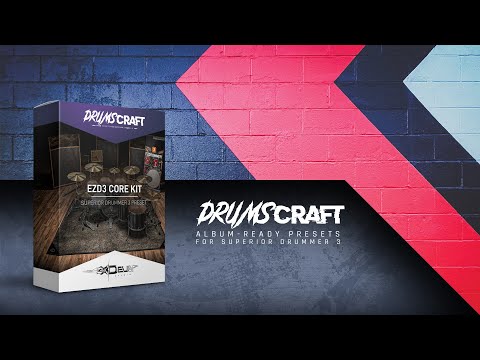 EZd3 CORE Kit: Superior Drummer 3 Preset - Sound Demo Video