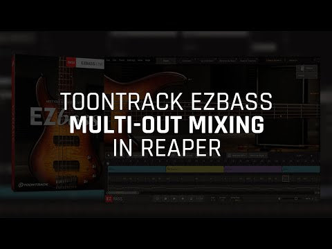 Toontrack EZbass Reaper Multi-Out Template - Sound Demo Video