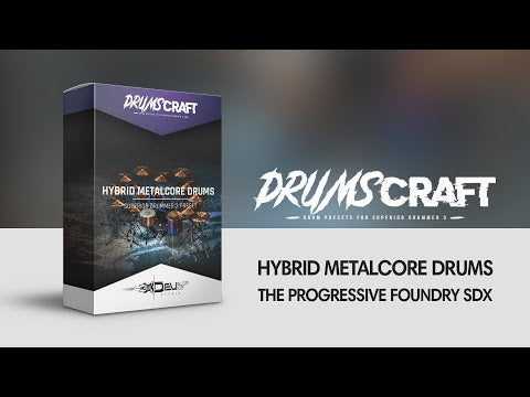 Hybrid Metal Bundle | 4 presets for Superior Drummer 3 - Sound Demo Video
