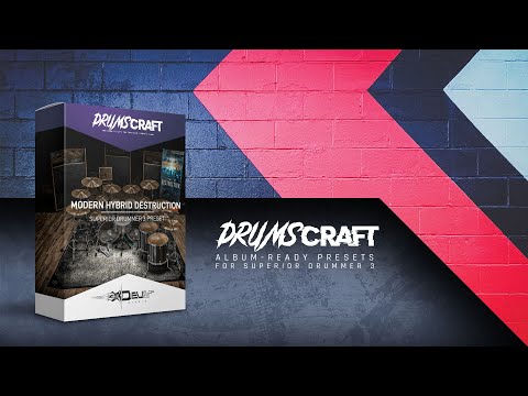 Modern Hybrid Destruction: Superior Drummer 3 Preset - Sound Demo Video