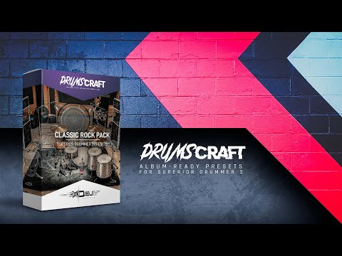 Classic Rock Pack - 5 Presets for Superior Drummer 3 - Sound Demo Video