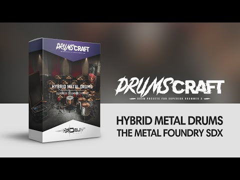 Hybrid Metal Bundle | 4 presets for Superior Drummer 3 - Sound Demo Video