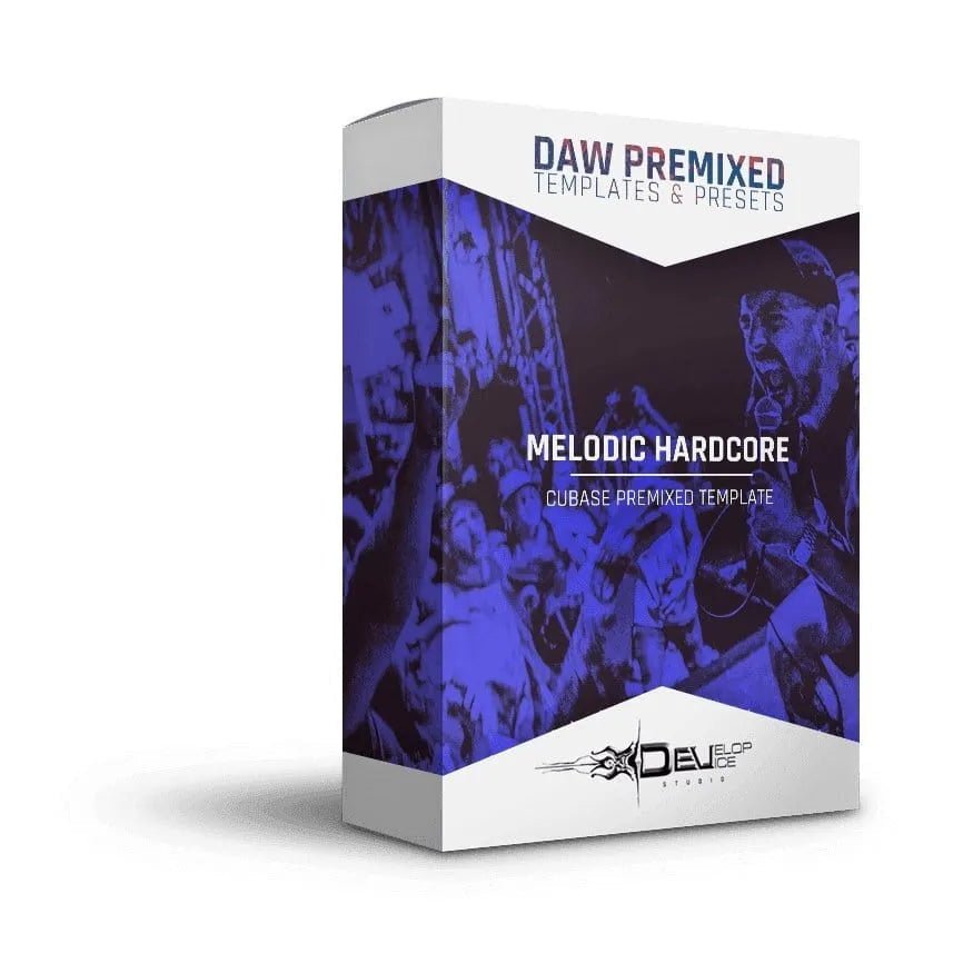 Melodic Hardcore Template for Cubase - Cubase Premixed Templates by Develop Device
