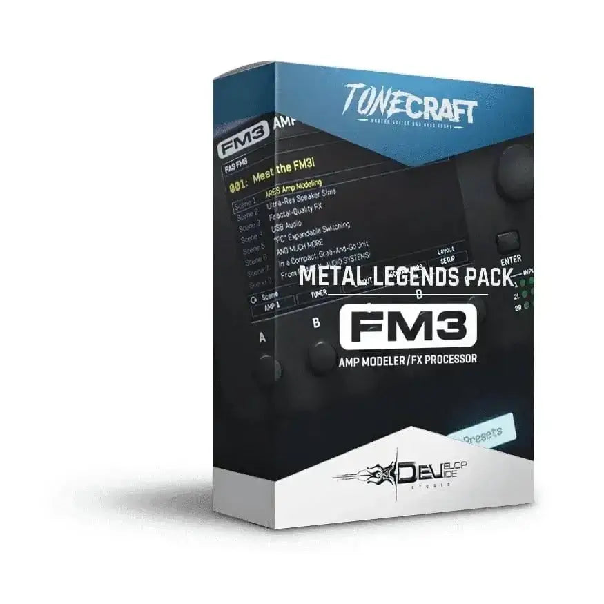 Metal Legends Pack - Fractal FM3 Preset - Studio Guitar Tones