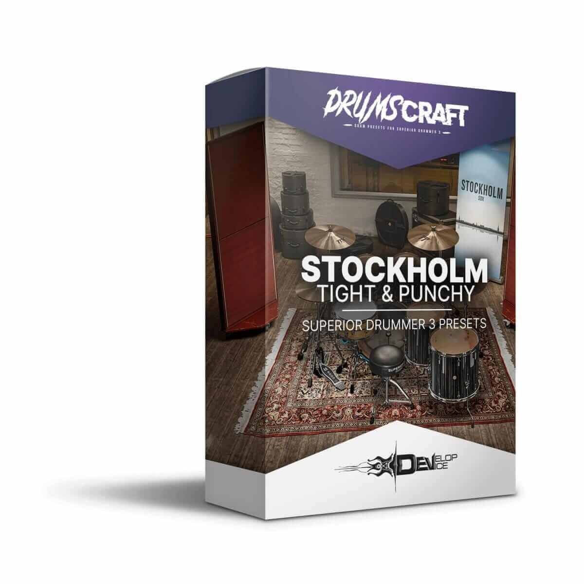 Stockholm Tight & Punchy - Superior Drummer 3 Preset - Professional Drum Sound