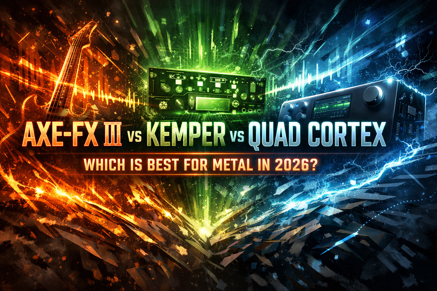 Axe-Fx III vs Kemper vs Quad Cortex: Which is Best for Metal in 2026?