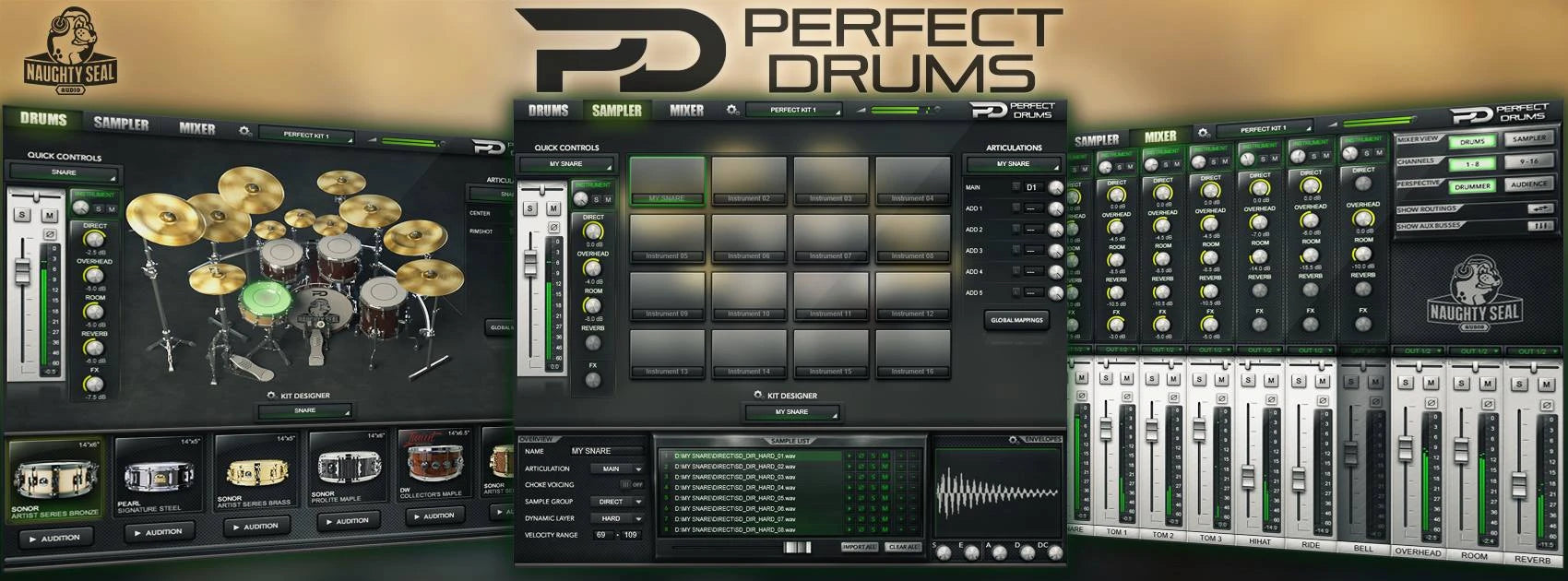 Perfect Drums Templates - Develop Device