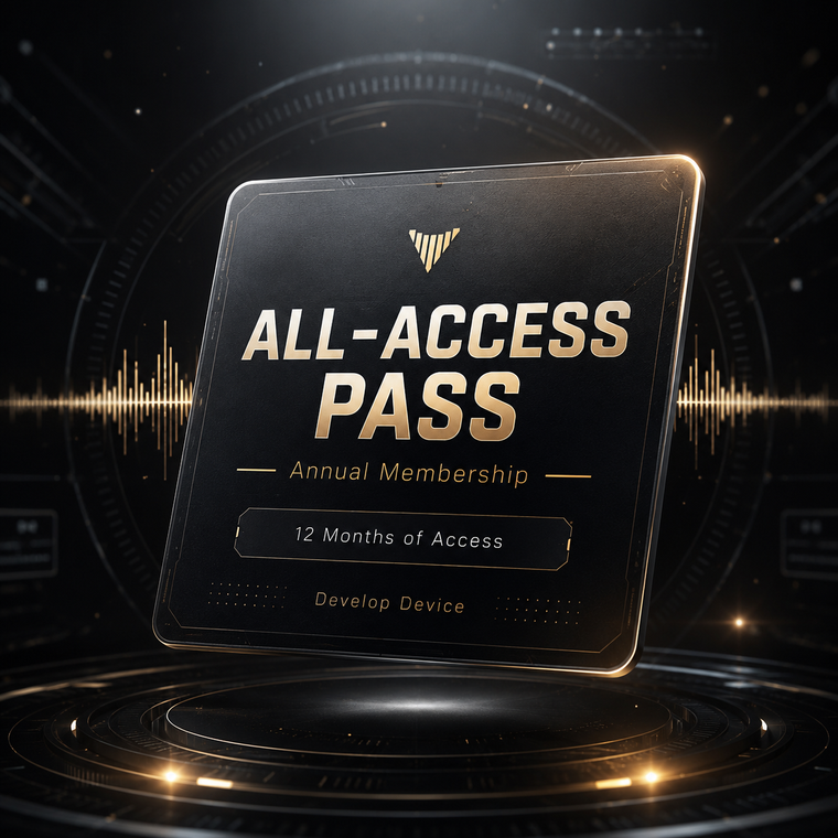 All-Access Pass annual membership cover artwork - Develop Device