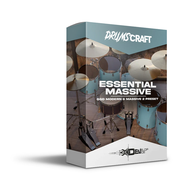 Essential Massive: GGD Modern & Massive 2 Preset - GetGood Drums Preset - Modern Metal Sound