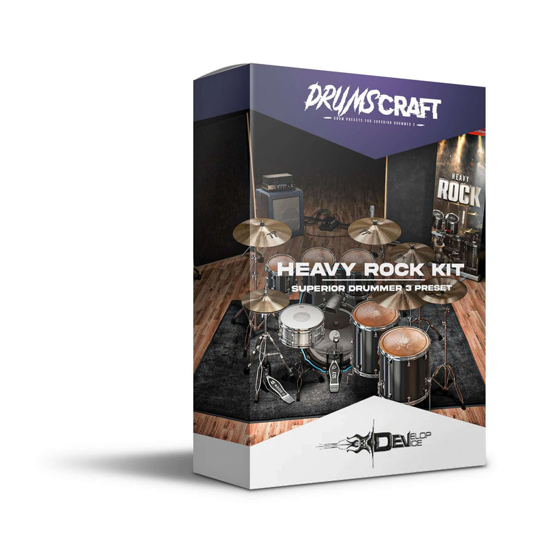Heavy Rock Kit: Superior Drummer 3 Preset