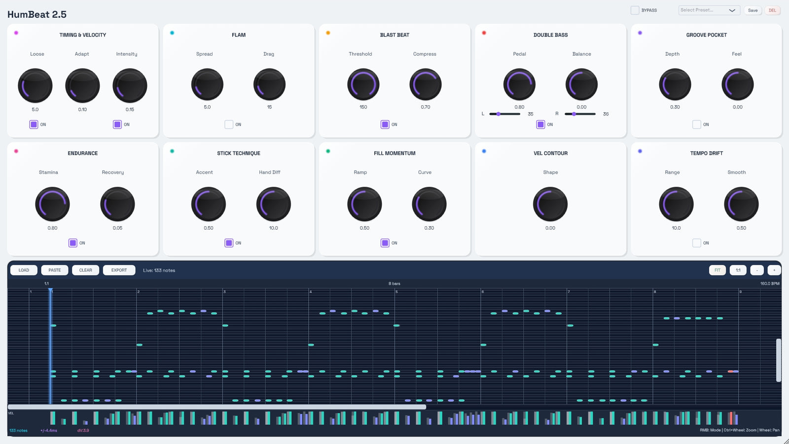 HumBeat 2 plugin interface
