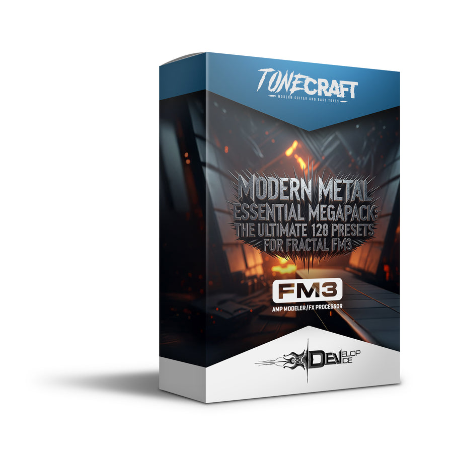 Modern Metal Essential Megapack: The Ultimate 128 Presets - Fractal FM3 Preset - Studio Guitar Tones