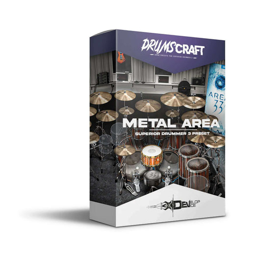 Metal Area Drum Sound - Superior Drummer 3 Preset - Album-Ready Mix