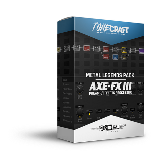 Metal Legends Pack - Fractal Axe-Fx III Preset - Studio Guitar Tones