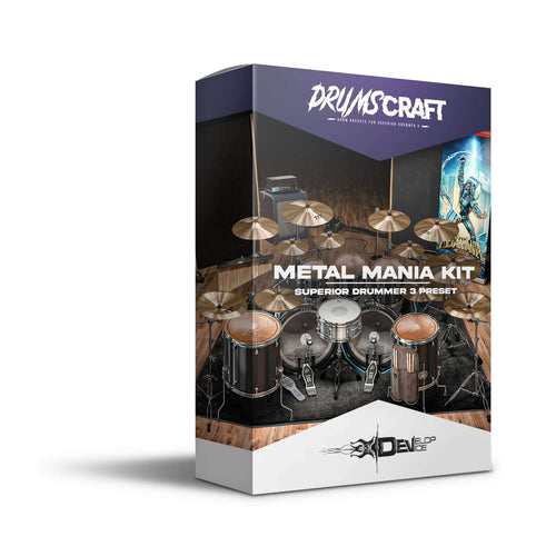 Metal Mania Kit: Superior Drummer 3 Preset