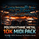 Polyrhythmic Metal: 10K Drum MIDI Pack