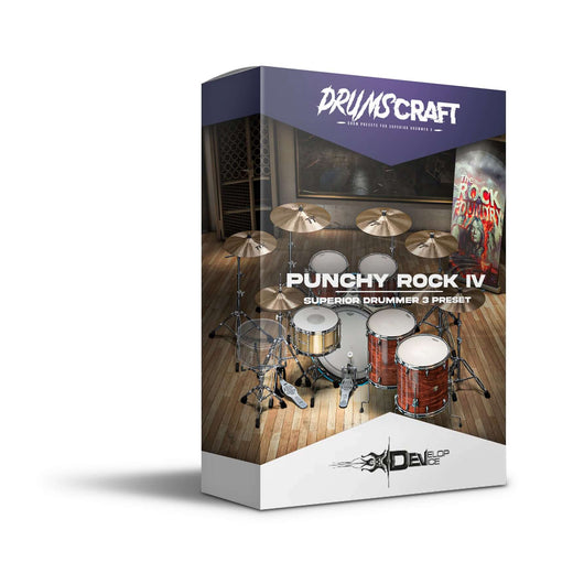 Punchy Rock IV: Superior Drummer 3 Preset - Superior Drummer 3 Preset - Professional Drum Sound