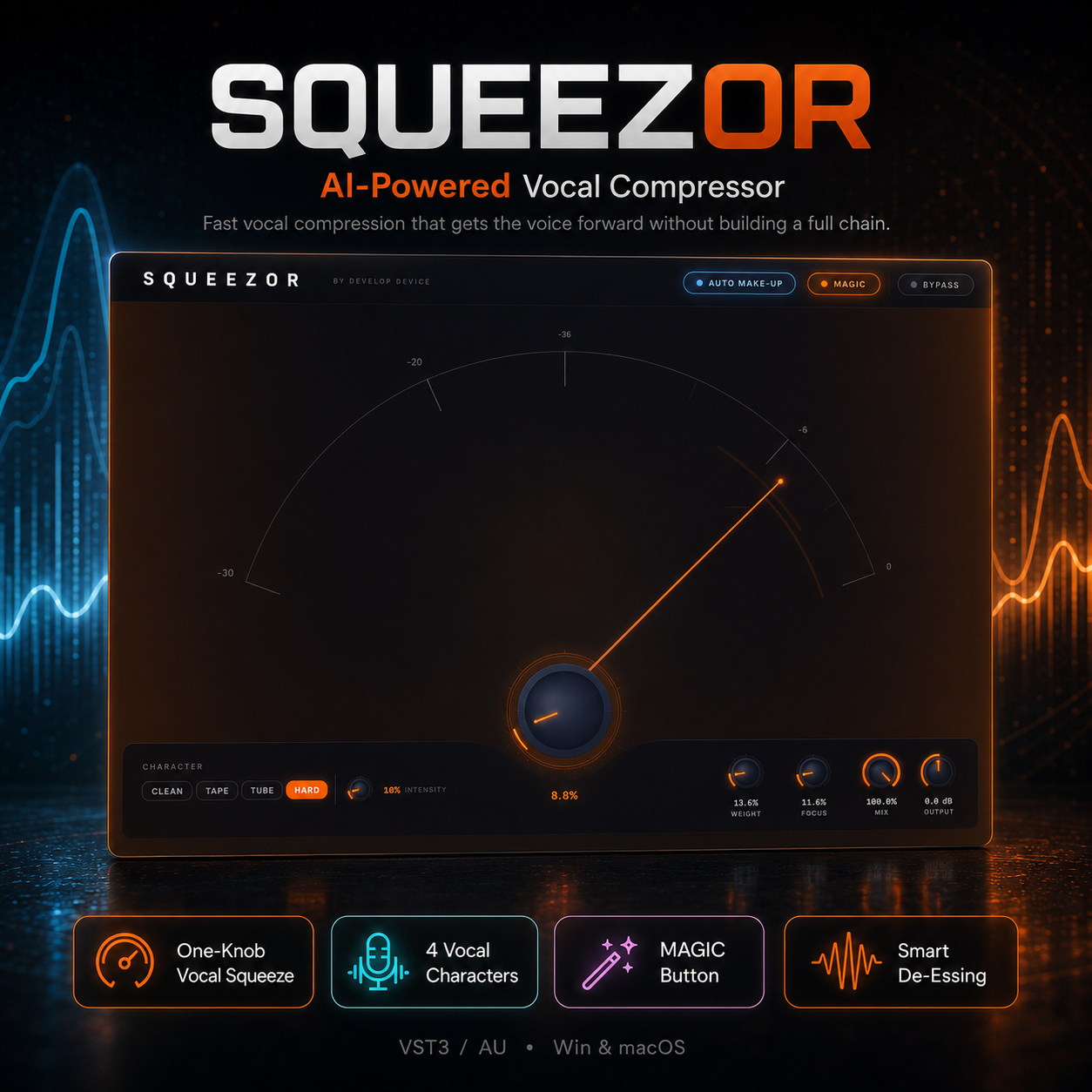 SQUEEZOR: AI-Powered Vocal Compressor